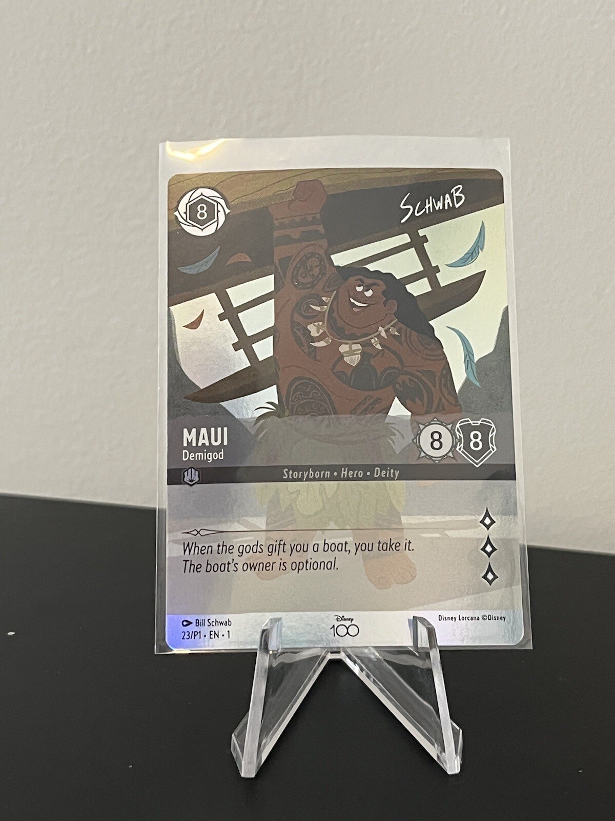 Lorcana - Rise Of The Floodborn - Disney 100 Promo - Maui Demigod - 23/P1