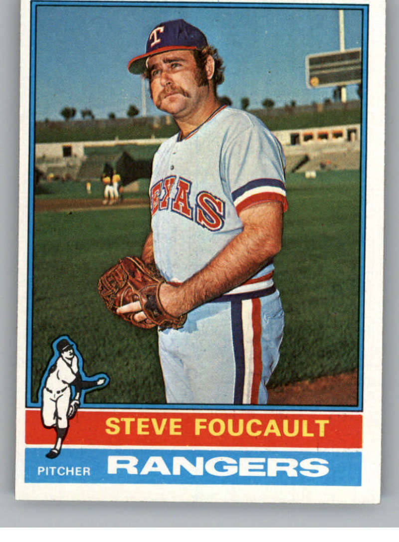 1976 Topps #303 Steve Foucault EX++ Excellent++ Rangers J2M