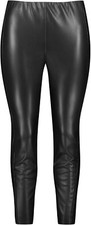 Samoon Damenhose Gr. 50 100€ Lederhose Damenjeans Leder Stretchhose Schlupfhose