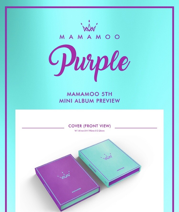 MAMAMOO - Purple Album SEALED [Random ver.] CD + Photobook +