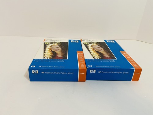 HP Premium GLOSSY 4X6 Ink Jet Picture Photo Paper Dwa opakowania 100 arkuszy Nowy - Zdjęcie 8 z 9
