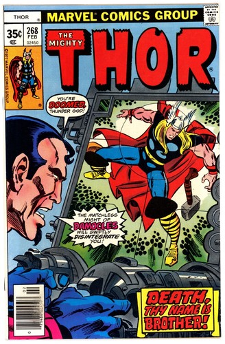 Thor #268 Sehr guter Zustand + 8,5 Walt Simonson Cover versus Damokles