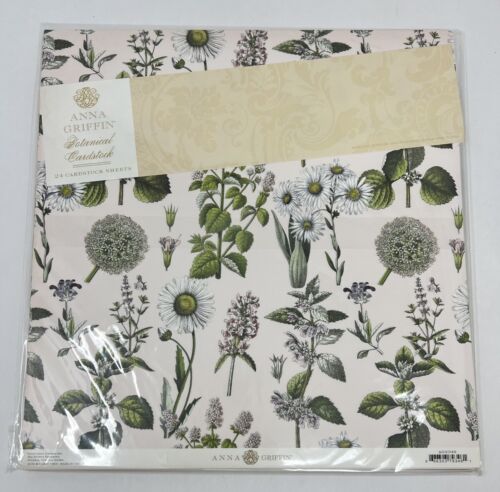 Anna Griffin Botanical Cardstock 24 -Sheets AG1107