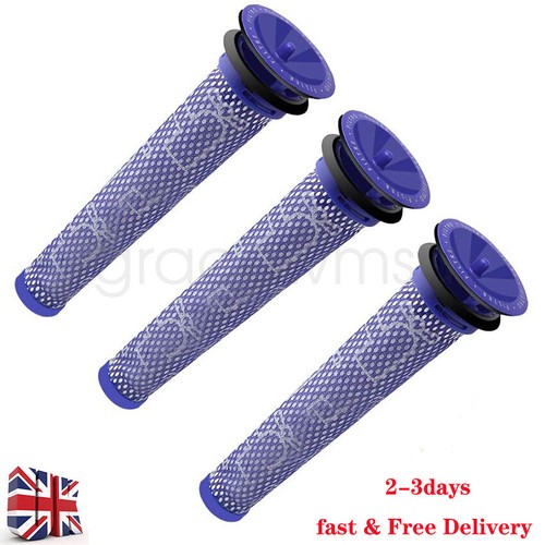 3 filtros de repuesto para aspiradora de animales Dyson V6 V7 V8 DC58 DC59 REINO UNIDO - Imagen 1 de 11