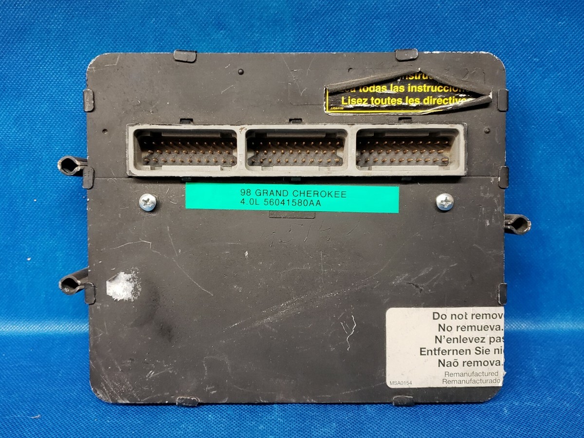 洋楽 BCM CD Champaign carma 2001 Jeep Grand Cherokee 4.0 VIN PROGRAMMED ECU Engine