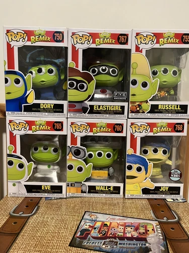 Funko Pop! Alien Remix Funko Pop Lot of 6! Pixar Funko Pops!
