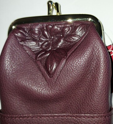 Nostalgic Large Leather Cigarette Case, Grape