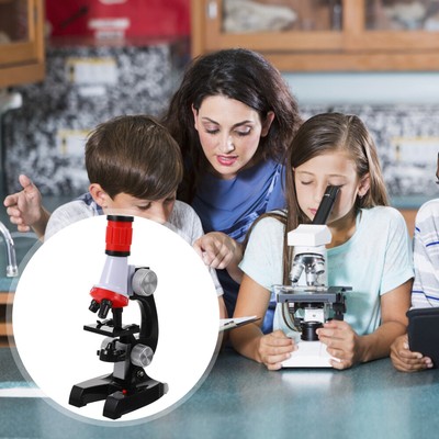 Magnification Kids Science Toys Biological Microscope Preschoolers Microscope