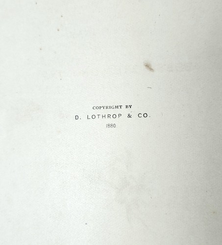 Antique BOB'S BREAKING IN Hardcover By Elenor Putnam 1880 D. Lothrop & Company - Imagen 9 de 12