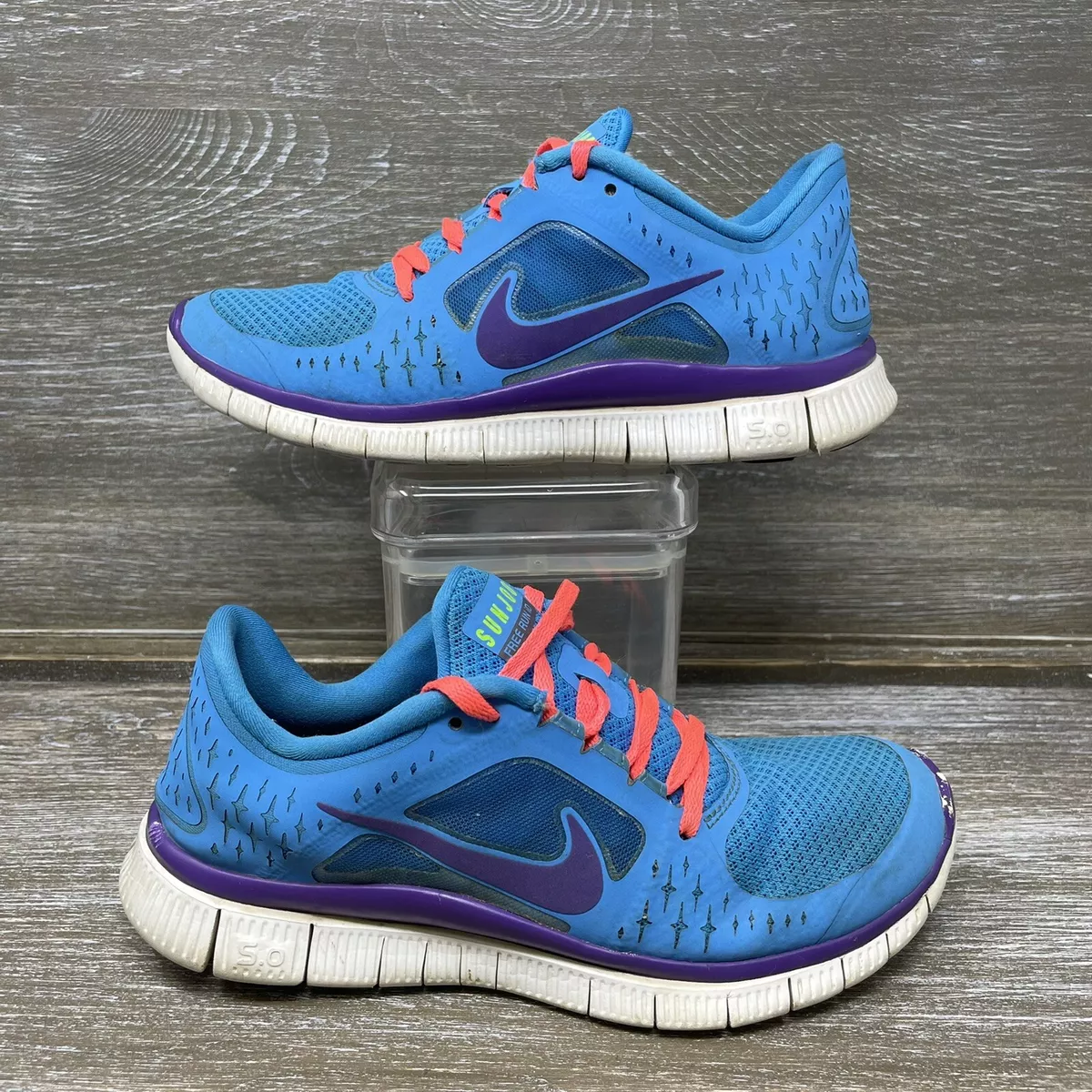 Nike ID Free Run 5.0 Custom Athletic Running Shoes Purple 7.5 | eBay