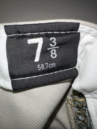 New Era 59FIfty Inaugural Jacob’s Field Season J Hat Cap Tan Green Fitted 7 3/8 - Picture 16 of 16