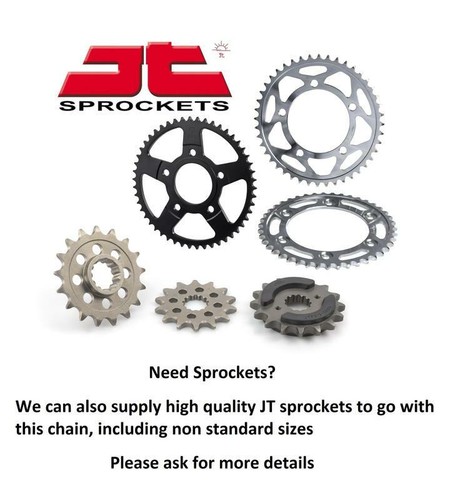 BMW S1000 XR 14-20 Tsubaki RQ1 Super Heavy Duty Gold X-Ring Chain 525x128 Link - Picture 3 of 3