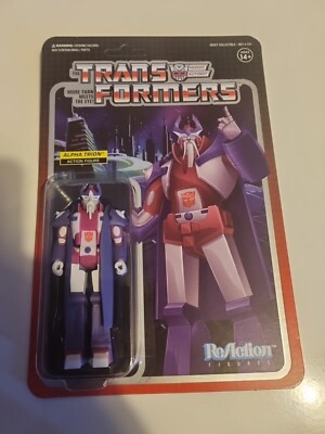 Transformers Super 7 ReAction Figur Wave 2 Alpha Trion Neu Sealed