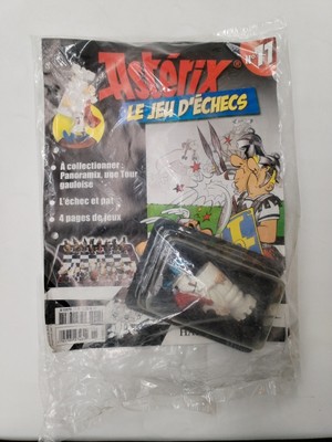 Asterix The Chess Game Hachette Plastoy Panoramix Num 11 White Tour Paper