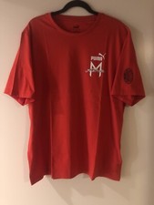 AC Milan ACM Puma Ftblicons T-Shirt Tee Soccer Italy NWT 24’ Chest jersey XL Red