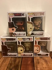 Funko POP! Movies Lot of 5 asst. Horror Characters #02, #11, #832, #1119, #1249