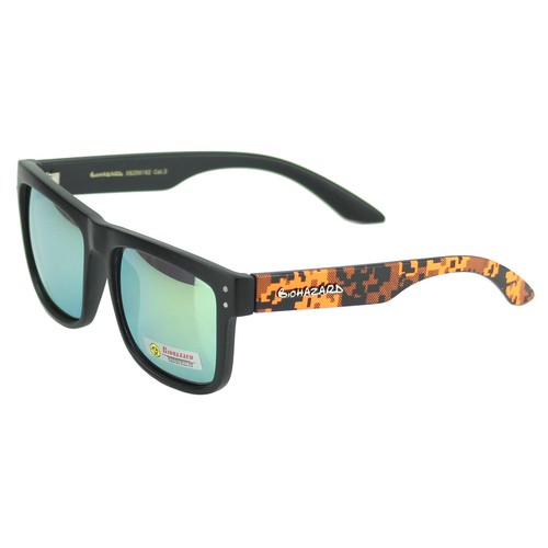 Biohazard Square Shades Sunglasses Digit Designer Fashion Mirrored Mens Womens - Picture 9 of 15