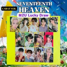 SEVENTEEN SEVENTEENTH HEAVEN Photo card M2U Lucky draw No additional shipping