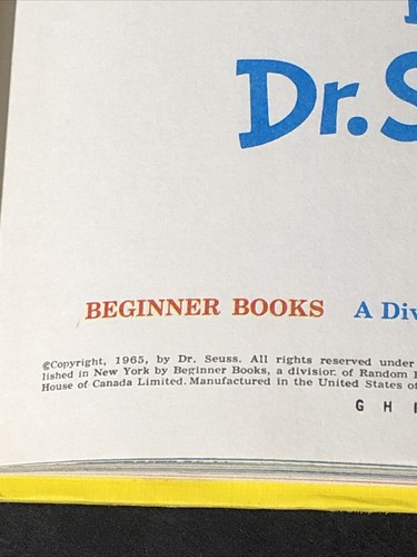1965 Vintage "Fox in socks" written by DR. SEUSS 1st edition - Imagen 5 de 7