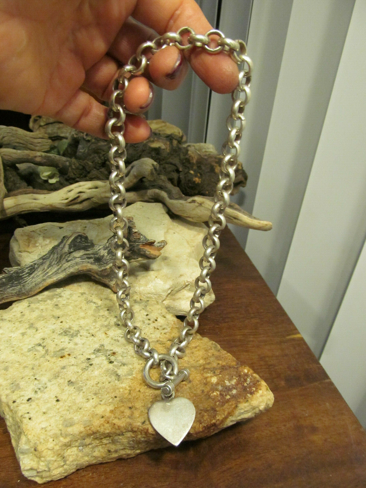 23. Solid Sterling Silver 925 Toggle Front Clasp … - image 2