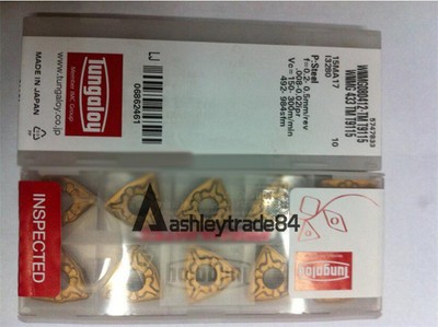 10pcs NEW Tungaloy WNMG080404-TM T9115 CNC Carbide Inserts