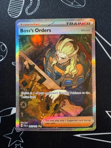 Boss's Orders 265/193 Pokemon TCG Paldea Evolved Special Illustration Rare