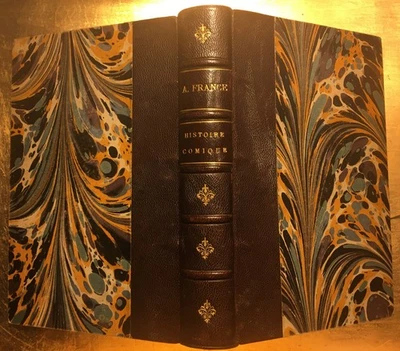 1903 EDITION ORIGINALE ANATOLE FRANCE HISTOIRE COMIQUE LIVRE*RELIURE*BooK - Photo 1/4
