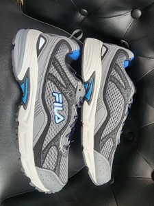 Fila Memory Workshift Men 11 4E Extra Wide Grey Lime Green Running Shoe 1HRW8055 Fila Wide Shoes | eBay main image 2