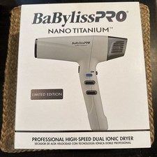 BaBylissPRO NanoTitanium Grey Collection High Speed Dual-Ionic Dryer