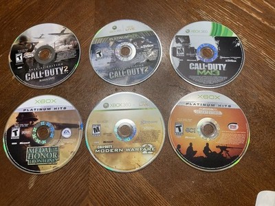 Xbox Call Of Duty, Medal Of Honor Game Lot Of 6 Games