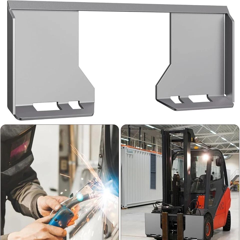 1/2" 5/16" 3/8" Quick Tach Attachment Skid Steer Mount Plate Adapter Loader - Image 4 of 4