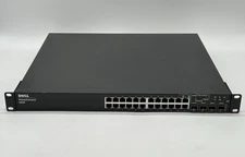 Dell PowerConnect 6224 24-Port Gigabit Ethernet Network Switch/No Charger