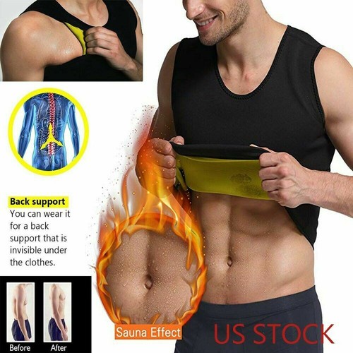 Männer Abnehmen Gynäkomastie Brust Bauch Kompression Body Shaper Tanktop Trägershirt Shirt - Bild 6 von 12