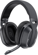 Over-Ear Headphones with 50H Playtime and White Noise, Black