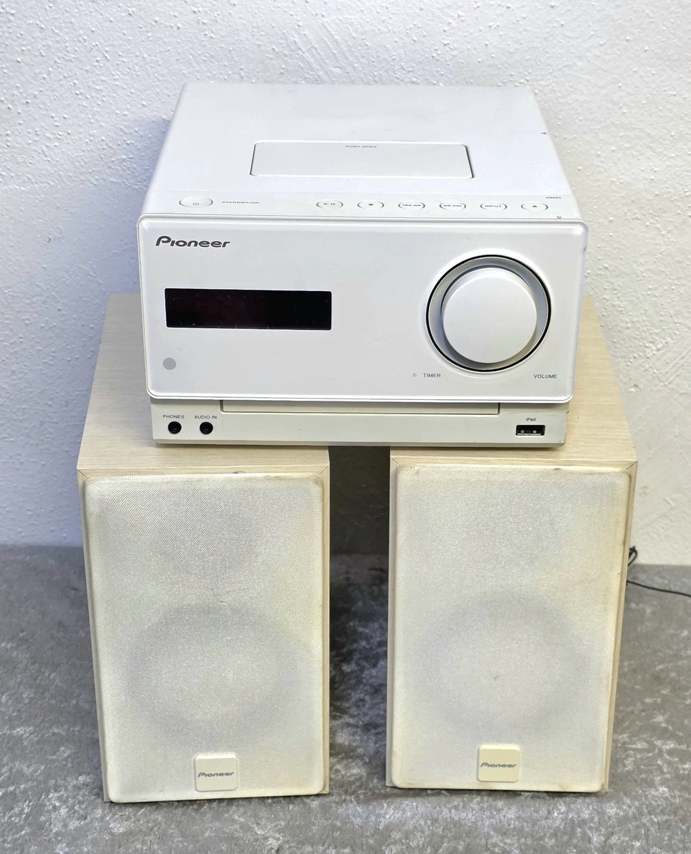Kompakt HiFi System: Pioneer X-CM31-W komplett CD Tuner USB