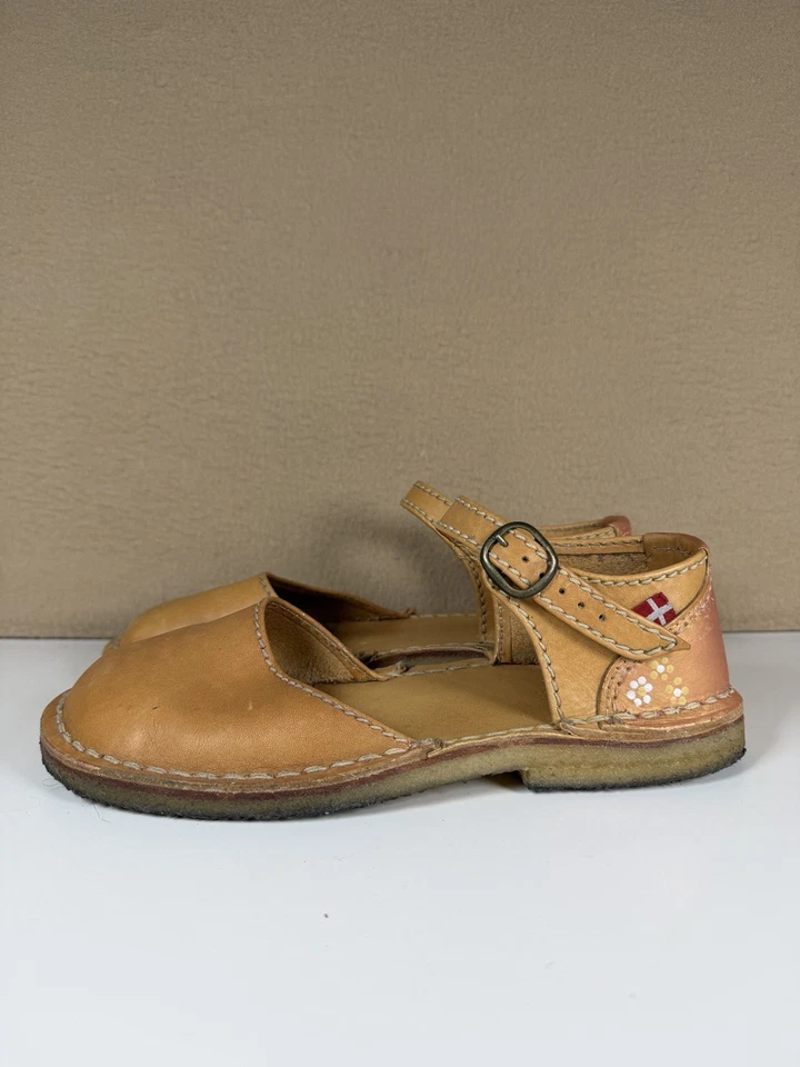 Mocassim feminino DUCKFEET MOLS couro marrom Mary Jane 39 EUA tamanho 8.5 - Imagem 2 de 4