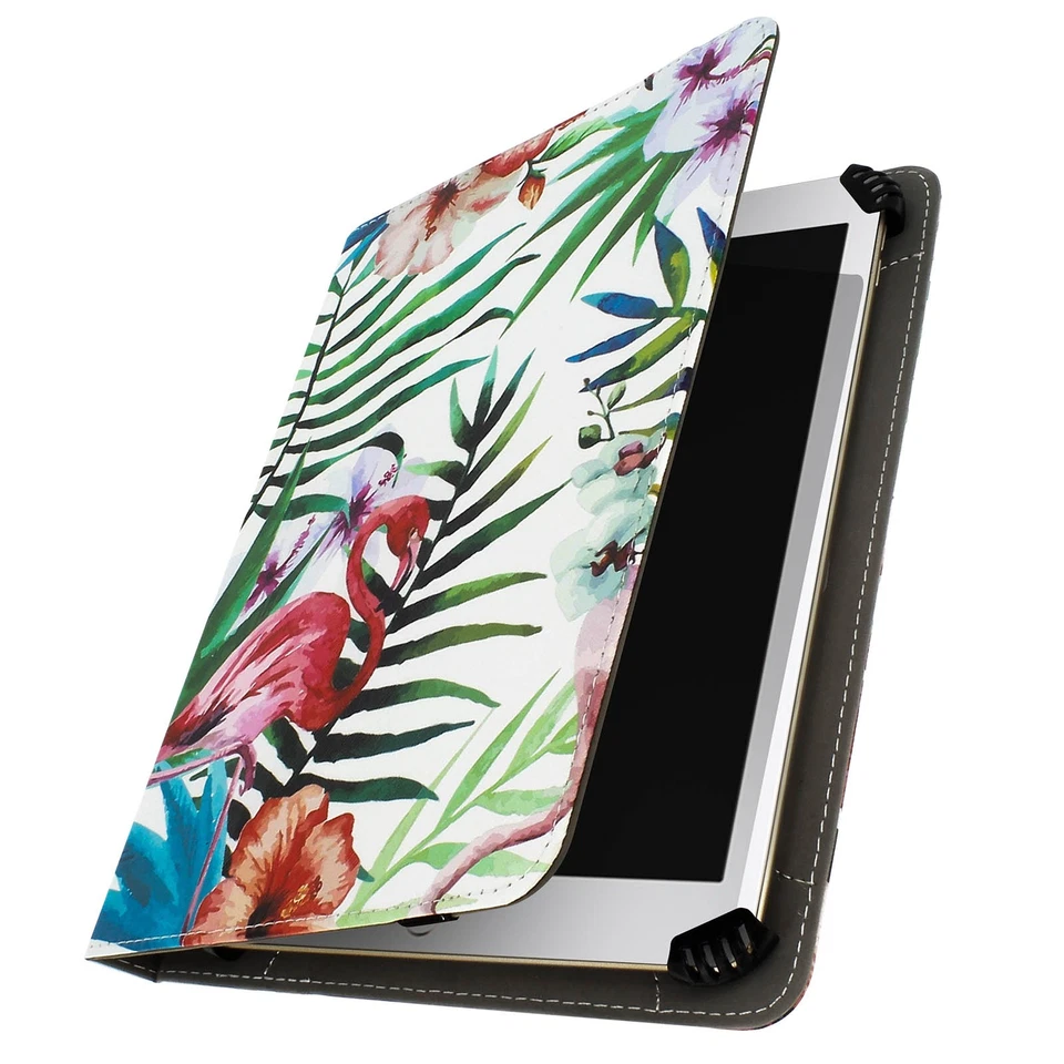 Universal Flip Cover für Tablets von 9'' bis 10'' "Flamingo" Design - Bild 3 von 4