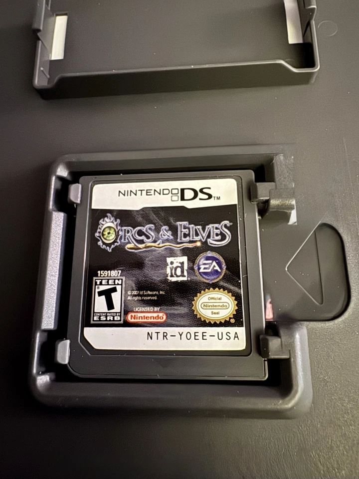 Orcs and Elves Nintendo DS 2007 Fantasy CIB con manual Foto 3 de 4