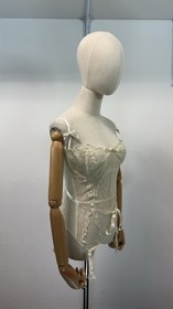 AGENT PROVOCATEUR RARE SEXY VINTAGE CREAM LOVE BASQUE CORSET SIZE 95E