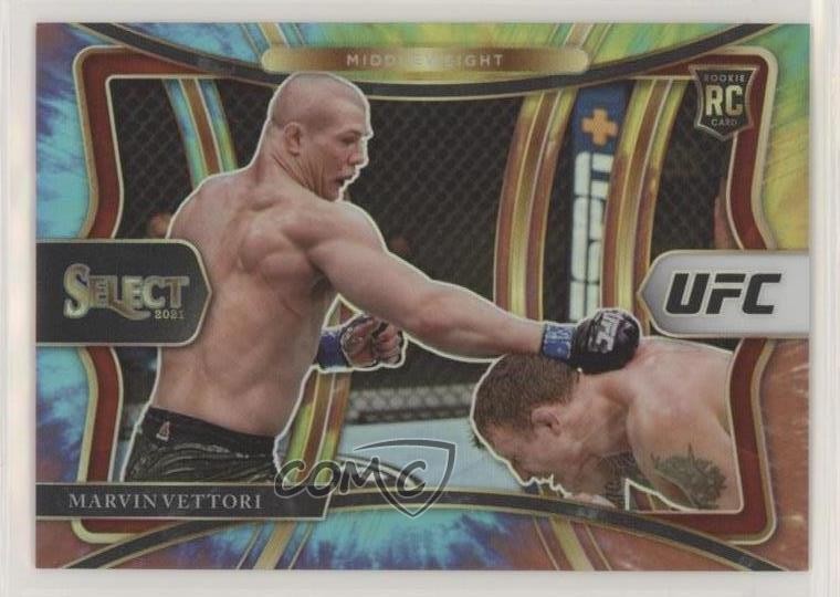 2021 Panini Select UFC Premier Level Tie-Dye Prizm 6/25 Marvin Vettori #168 b8h