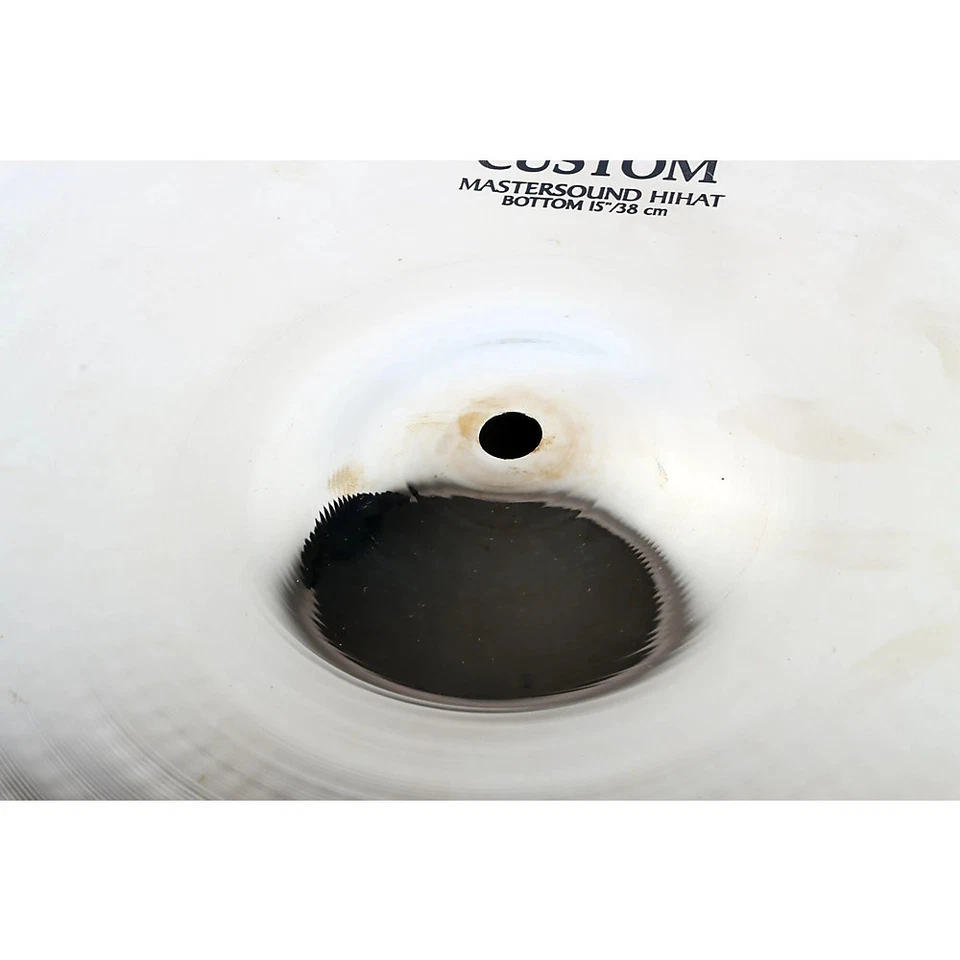 Par de Hi-Hat Zildjian A Custom Mastersound 15 pulgadas 197881373764 OB Foto 3 de 4