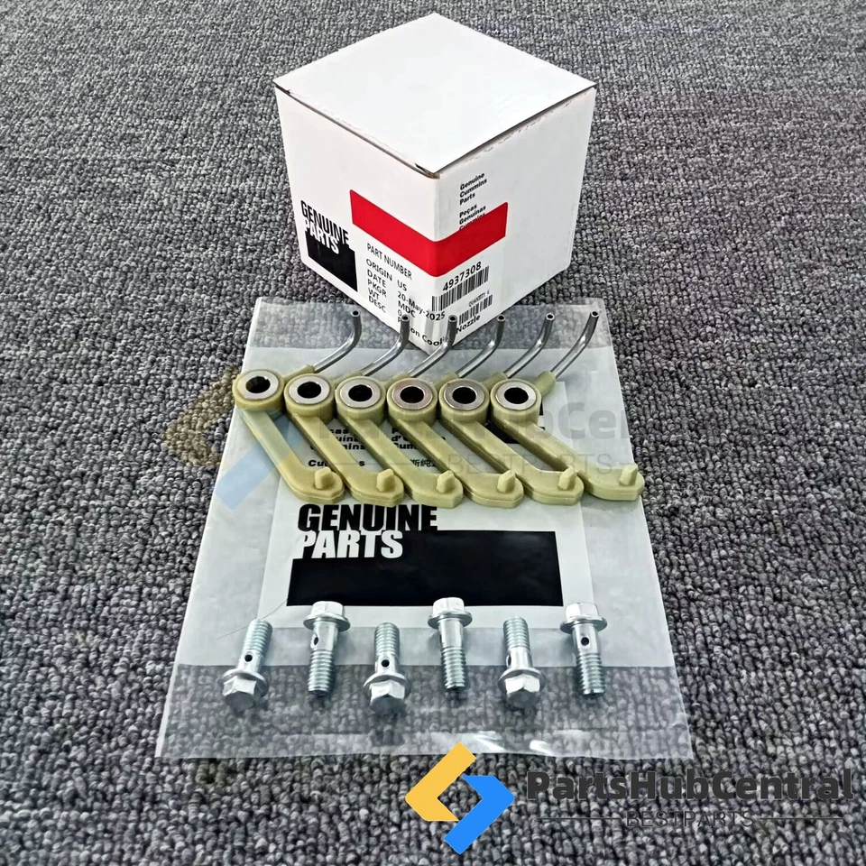 6X Boquilla de enfriamiento de pistón apta para Dodge Ram 2500 3500 6,7 L Cummins 4937308 EE. UU. Foto 2 de 4