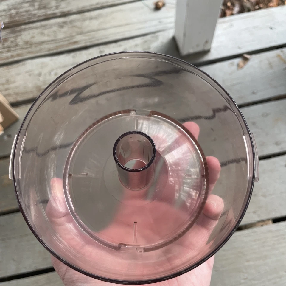 Procesador de alimentos Sunbeam Oskar 14081 PIEZA/REEMPLAZO ÁMBAR RECIPIENTE DE TRABAJO Y TAPA SOLAMENTE Foto 3 de 4