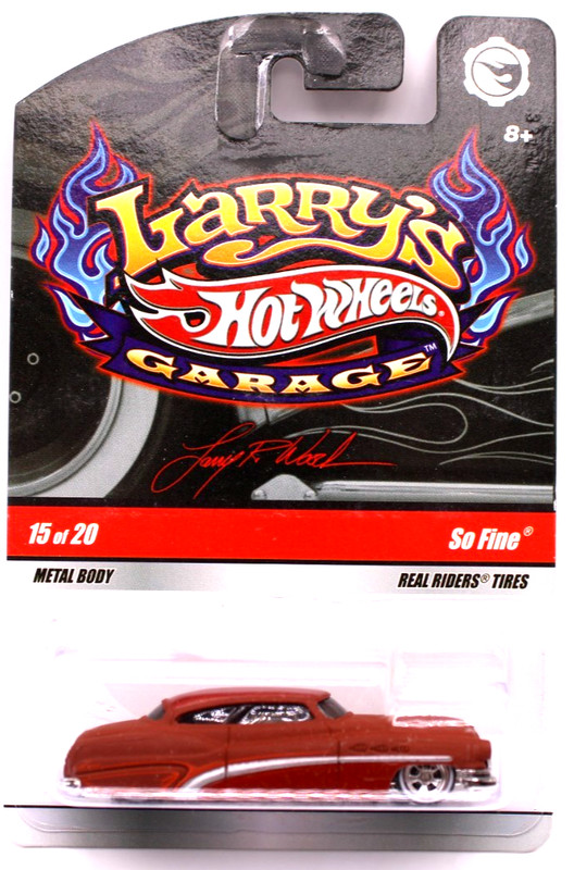 Hot Wheels 2008 Larry's Garage #15 So Fine ft. brown dk. red WLLW5spkRR's