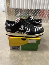 Nike Quartersnacks Dunk Low SB Little Debbie’s Zebra Cakes Size 11.5 DM3510-001