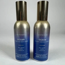 Bath and Body Works Ocean Room Spray for Home 1.5 oz White Barn Pack of 2