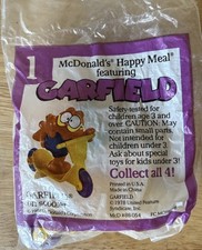 McDonald's Garfield Happy Meal Toy 1988 1 Scooter Sealed