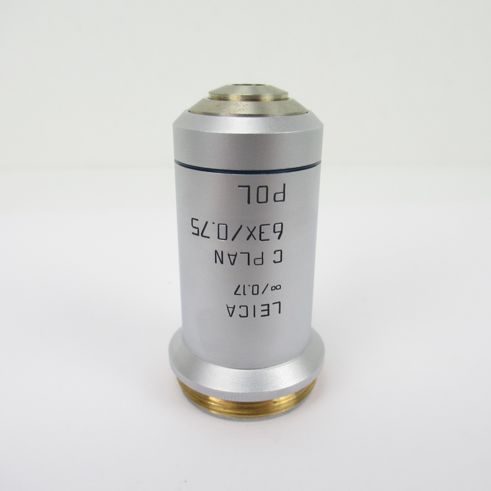 LEICA C PLAN 63X/0.75 POL∞/0.17 POLARIZING MICROSCOPE OBJECTIVE LENS - 566037