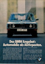 3w8762/ Alte Reklame von 1978 – BMW – Freude am Fahren