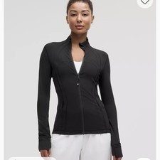 Lululemon Define Jacket Women's 8 Nulu Black Full Length
